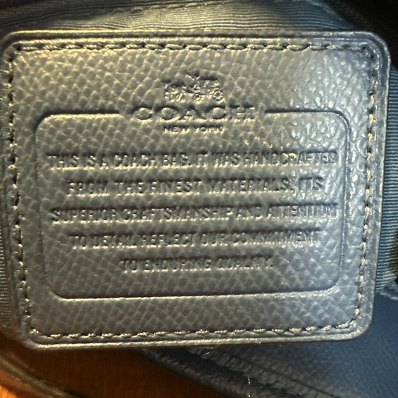 Coach City Zip Crossgrain Leather Shoulder Tote Bag - Picture 14 of 15